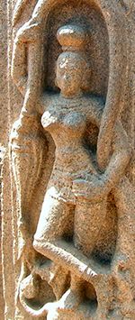 Apsaras from Mahabalipuram (c) Mike Magee 2007