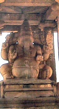 Statue of Ganapati, from Vijayanagar