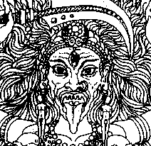 Detail from Kali picture (c) and courtesy Yoganath 1999