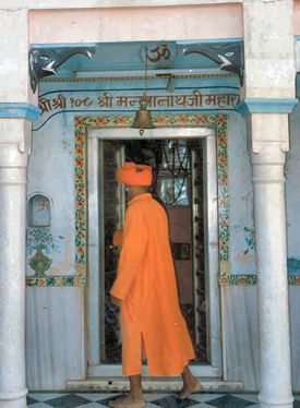 Samadhi of Shri Shri Mannathji in Rajasthan photograph by Mike Magee