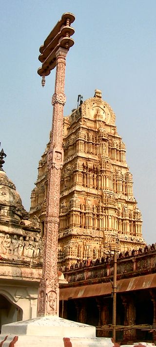 Detail from within Virupaksha Temple, Vijayanag. Image (c) MM 2007